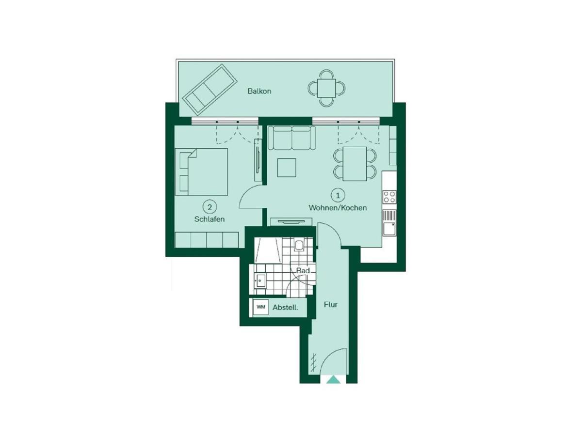 Apartment "Haffblick" - Haffresidenz Garz  Esterno foto